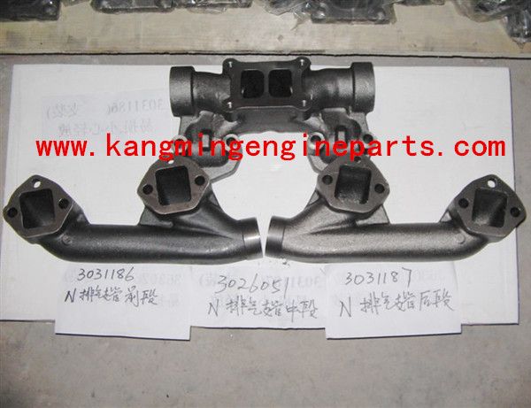 CCEC chongqing  engine parts 3031186 manifold, exhaust