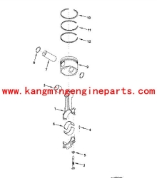 CCEC engine parts KTA19 parts 3013265 screw connecting rod cap