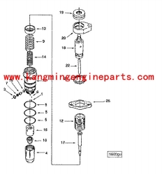 engine parts 3076132 injector KTA50 machinery parts