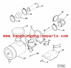 Air Cleaner 3000958 engine parts KTA19