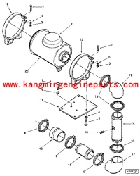 Cap Air Cleaner 3017003 Chongqing engine parts K19 Egine