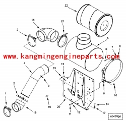 Element Air Cleaner 3018042 For engine parts KTA19 Engine