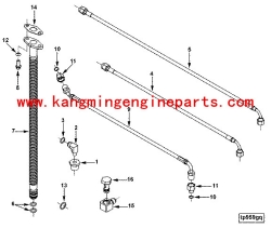 CCEC engine parts accessories NTA855 209957 hose flexible