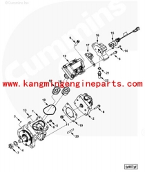 DCEC 6bt engine parts 4921733 tappet pump generator parts