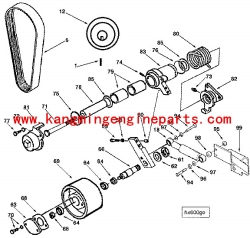 Genuine engine parts 3019416 spring torsion