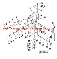 engine parts 3048557 bearing spacer KTA19 engine shipyard parts