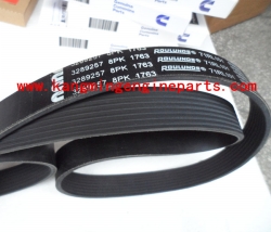 Dongfeng engine parts 3289257 8PK belt v ribbed 6cta8.3