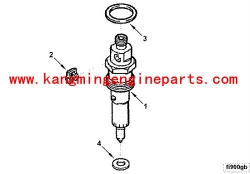 康明斯原装发电机组配件6B5.9喷油器3919350
