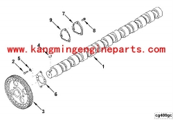 CCEC engin eparts heavy equipment KTA19 camshaft 3066877