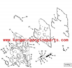 Engine parts 3410141 gasket cover plate K19 K6 automotive parts