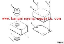 engine parts KT19 K6 marine engine cover rocker arm hsg 3007114