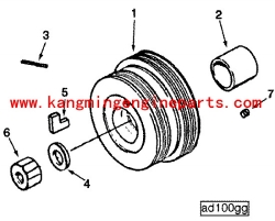 CCEC engine parts Nt855 pulley accessory drive 215994 spares part