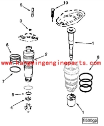 Chongqing engine parts genset parts NTA-855 clamp injector 3031137