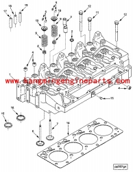 Engine parts 3283569 gasket cylinder head 4bt heavy vehicles parts