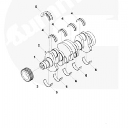 DCEC 3978822 3901140 3925921 Crankshaft Thrust Bearing 4BT 6BT engine parts