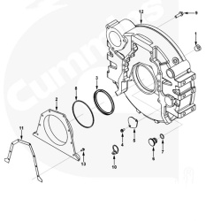 Dong feng dcec 6CT diesel engine parts 3415565 flywheel housing