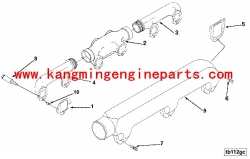 CCEC engine parts 3011716 screw, captive washer cap